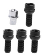 M14x1,5 mm Stöldskydd stålhjul Skruvbult för nyckellås Luggmutter Set för hjul