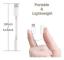 2-pack Apple Lightning till 3,5 mm hörlursuttag Adapterkontakt Aux Audio Hörlurar/Hörlursdongle Stereokabel för Iphone 7/7 Plus/8/8 Plus/x/xs