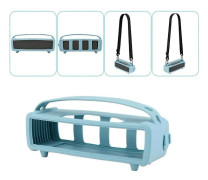 Silikonskyddsfodral för SoundLink Mini/Mini II Bluetooth-högtalare, bärväska med axelrem