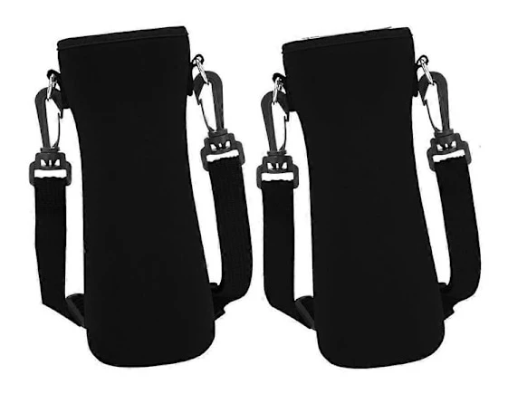 2 st Vattenflaskfodral för Cirkul 22oz Vattenflaska, svart