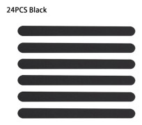 24PCS Anti-Slip Strips Bath Safety Strips BLACK LONG STRIP black Long strip