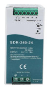 SDR-240-24 Switchande nätaggregat med PFC-funktion 150% lastkapacitet DIN-skena Switchande strömförsörjning S