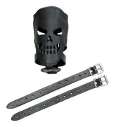 Motorcykel Skull Cup Hållare Dryck Hållare Läder