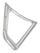 3PCS Silver Rattkåpa Trim Rattknapp Ram för Mondeo 2013-2019