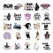 50X Bad Witch Vibes Scrapbook Graffiti Dekal Party Loot Craft Gift Shop Stickers