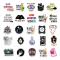 50X Bad Witch Vibes Scrapbook Graffiti Dekal Party Loot Craft Gift Shop Stickers