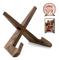 Plate Stand for Display - 6.5 Inch Plate Holder, Wooden Picture Frame Holder, Decorative Table Easels