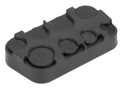 Euro Mynt Dispenser Rektangel Kedja Plånbok Hållare Bilsorterare Organizer Box Svart Plast Förvaringsbox Fordonsbehållare