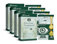 1-5X Ögonlockrengöringservetter Ögonkvalsterborttagningsservetter Tea Tree Oil Återfuktande för torra ögon Rengöringservetter Kliande ögon