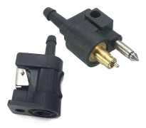 Motorcykel Slangkoppling 1/4\" 6mm Bränsleledning Snabbkopplingar för Yamaha