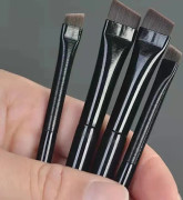 New 2 pieces/set eyebrow contour brush eyebrow eyeliner brush portable small angle eyebrow brush female makeup tool