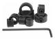 8 st Djupstopp Borrkrage för Trä Brad Point 3-16mm Ring Stud Chuck med Sexkantsnyckel