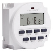 Tm618h-1 AC 110V spänningsutgång digital 7 veckors programmerbar timerbrytare tidsrelästyrning