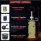 3-pack Perimeter Trip Alarm, 12 Gauge Camping Trip Wire Device, Tidig Varningssäkerhetssystem för Camping/Björnavskräckning