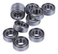 10st Miniatyr Kapslade Metallskärmade Metriska Radialkullager Modell: Mr115 Zz 5x11x4mm