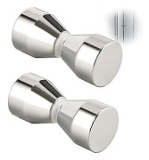 Silver aluminiumlegering duschdörrknopp för dörrar/skåp