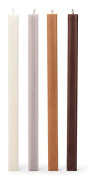 Kronljus Fyrkant H25cm 4-p Brun