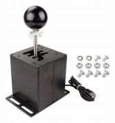 Växelspak PC USB Växelspakssimulator Svart