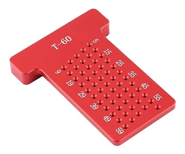 T60 Carpentry T-shaped Hole Scribe Ruler Scriber