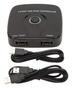 2 i 1 USB-växelväljare Multifunktionell stabil överföring KM USB-synkroniseringsväxelkontroll USB-delningsväxel