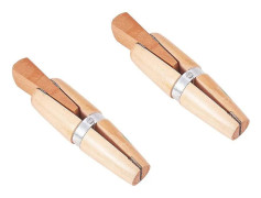 Elite 2-pack Trä Juvelerare Ringklämma Träkil Läderbackar Handverktyg Steninfattning Gravering Reparation Smyckestillverkningsverktyg