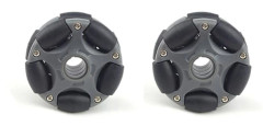 2 st Serie 58mm Plast Omnihjul för Robot Servo Omnihjul 14135