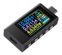 Typ C Protokoll Detektor Spänning Ström Mätare Med Digital Display 4-30V 12A