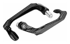 Motorcykelstyreskydd, Universal 7/8 tums aluminiumlegering Motorcykelstyrebromsskydd (svart)