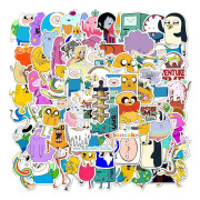 Adventure Time Laptop Stickers 100 pcs, Water Bottle Stickers, Vinyl Stickers for Dairy, Skateboard