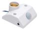 Smart Lampfot Sockel E27 Lamphållare Adapter Med 360 Graders PIR Mänsklig Induktion Rörelsesensor 110V-240V Justerbar Strömbrytare[HK]