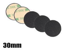 5 st Metallplatta Klistermärke Svart Skiva Järnplåt för kompatibel med Magnetisk Telefonhållare Dubbelsidig Självhäftande Fäste 35mm 40mm 45mm 50mm 5pcs 30mm round