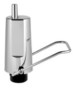 Hydraulisk pump för frisörstol, lastkapacitet 200 kg, 11 cm höjdjustering, passar för salong/stylist/tatueringsstolar (4-skruvspump) - Perfekt