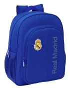Skolryggsäck Real Madrid C.F. Blå 32 x 38 x 12 cm
