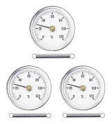 3 Pcs Stainless Steel Contact Pipe Thermometer for Accurate Hot Water Pipe Temperature Monitoring 63