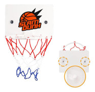 Betterlifefg - Mini Basketbollkorg för Barn med Sugkoppar, Väggmonterad Stativ med Pump, Sportleksakssats [DmS]