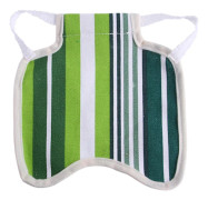 Kycklingväst Elastiskt band Spets Kycklingförkläden Pecking Skyddskläder Green Stripes