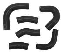 Radiatorslang Kylvätska Silikon Värmebeständig Läckagesäker Radiatorslang Kit för Magna VF1100C VF1000C V65 Svart