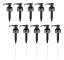 10-pack Kaffedispenser Sirapspump Svart Vätskedispenser För Monin Sirap Snökoner Smaksättningar & (FMY) Black