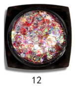 Sequin Star Patch Girl Eye Corner Paljett Makeup Paljett