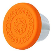 1/2/3/5 breda stålskålsdressingbehållare tätning salladsdressingkoppar Orange lid 1 Pc