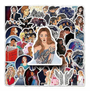 50X Acotar Merchandise Character Stickers Throne Of Glass Sarah Kindle Graffiti