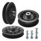 532194326 V-belt Idler Pulley and 532194327 Flat Idler Pulley Kit Compatible with Riding Lawn Mowers, Replaces 280-6630-FO-