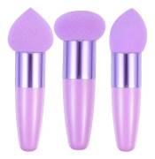 3 st Skönhets Makeup Pennor Våt Torr Makeup Pennor Portabla Makeup Svampar Kosmetiska Verktyg