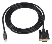 Usb C till Vga-kabel 1,8 m, Usb Typ C till Vga-kabel, Lämplig för Usb 3.1-enheter-lämplig Fo