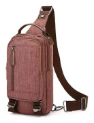 Mäns anti-stöld messenger bag messenger bag resevandring camping cykling plånbok bröstväska ryggsäck lätt liten ryggsäck