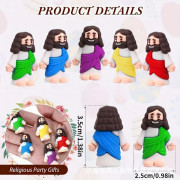 100 Mini PVC Mjuka Dockor, Kreativa Gåvor och Dekorativa Figurer för Skrivbordet