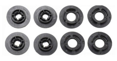 8st Universal bilmatta monteringsfäste Hållare Hållare Fästklämmor Fästelement 3C08645219B9 3D08645214PK 3D0864523B41