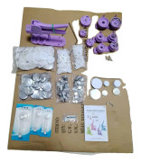 Knapptillverkningsmaskin, Komplett DIY-kit, Användarvänlig design,LILA