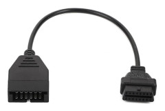 För GM OBD1 12 stift till OBD2 16 stifts adapterkabel för diagnosverktygskontakt