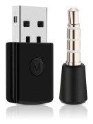 USB 2.0 Trådlöst Hörlursmikrofon Bluetooth 4.0 Dongel med Mikrofon 3.5mm Adapter för PS4